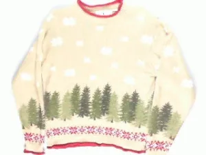 A Walk In The Forrest- X Small Winter Sweater