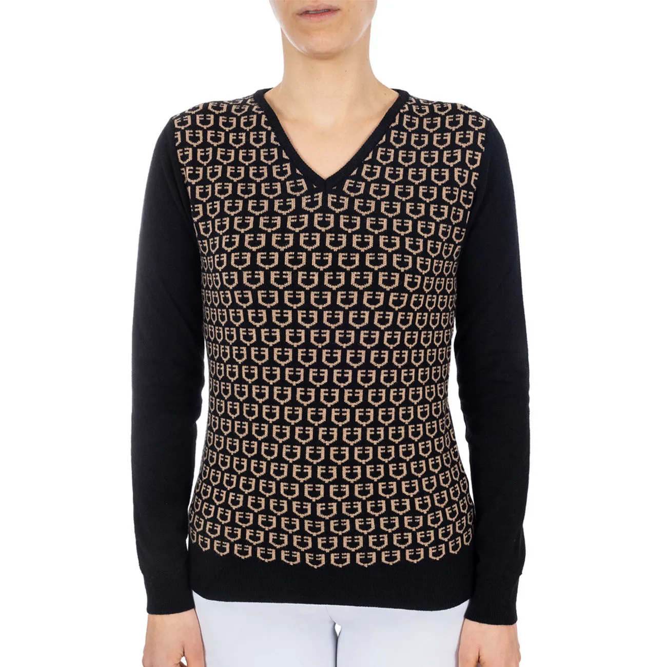 ADAM MODEL WOMAN&#x27;S V-NECK SWEATER