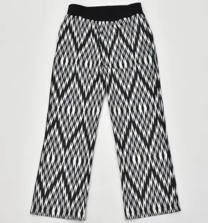 African Print Track Pants-Iceberg