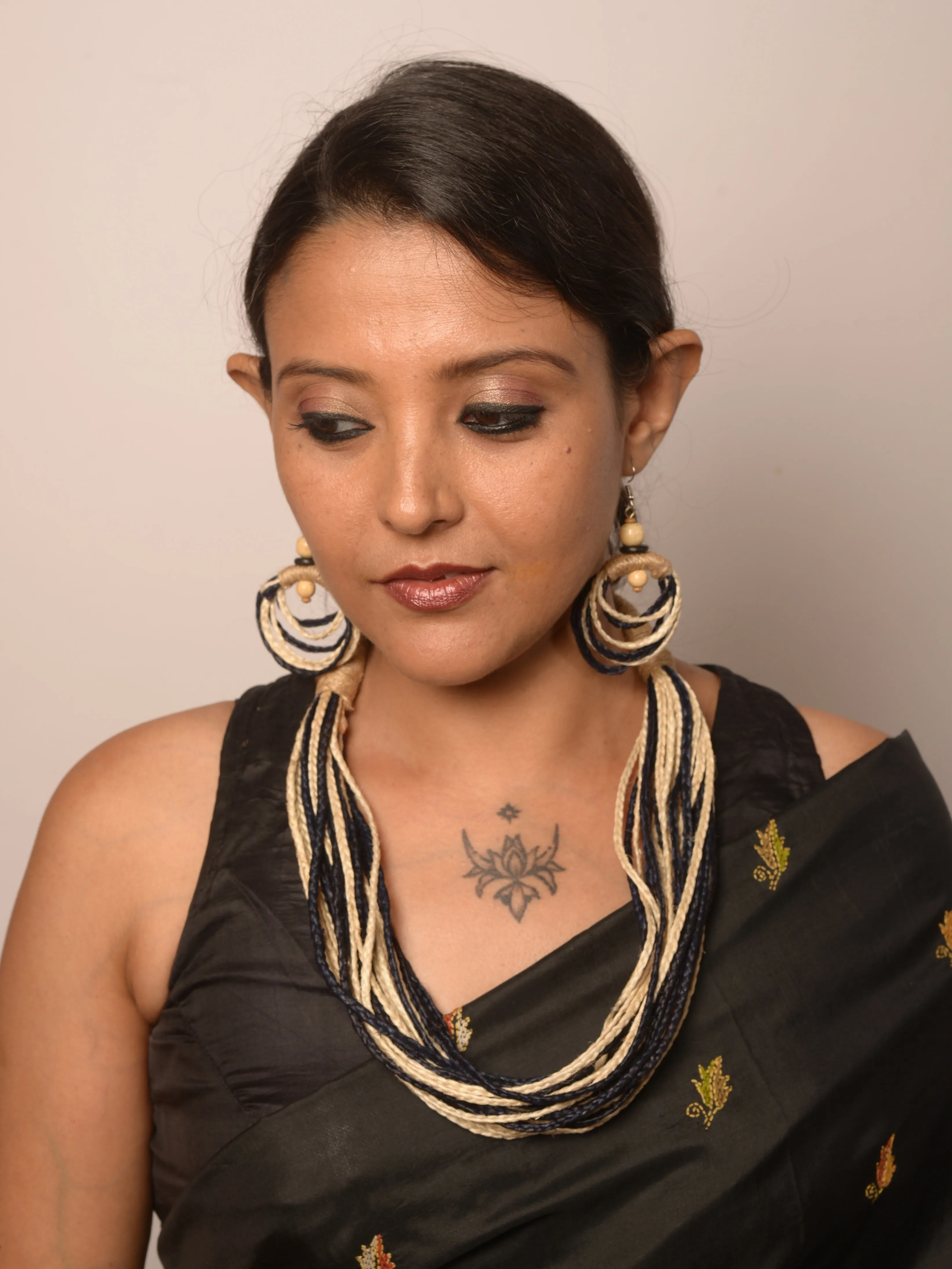 Agnikaa Jute Necklace & Earrings set