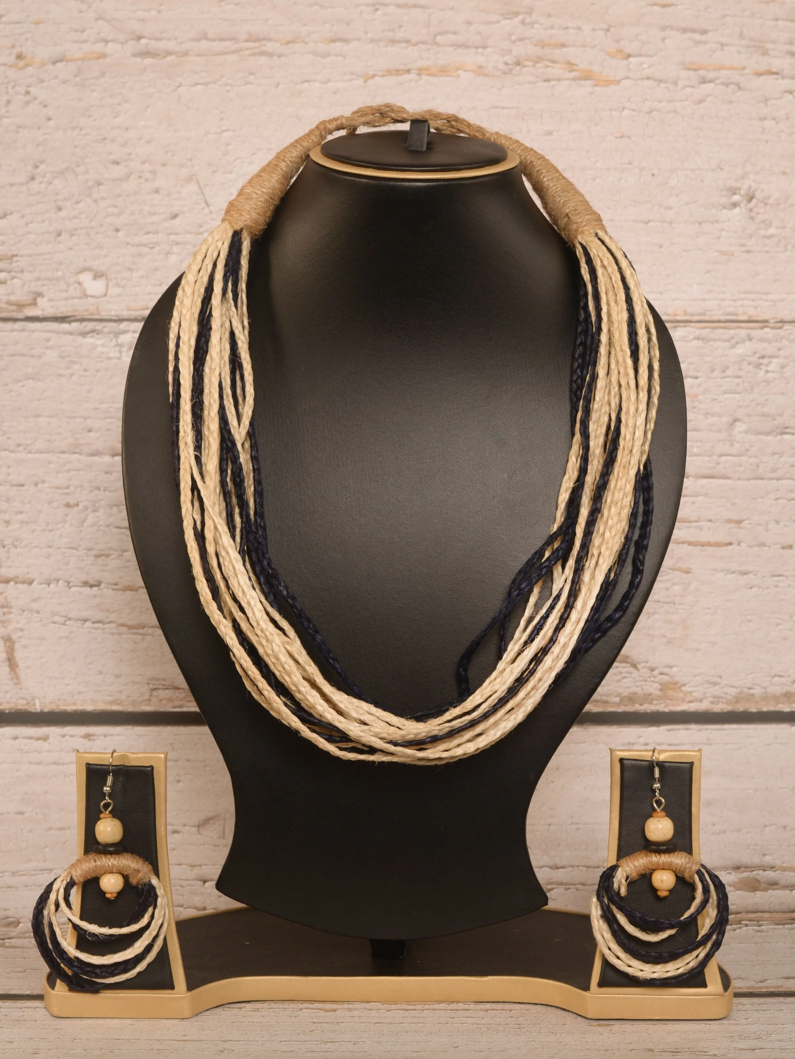 Agnikaa Jute Necklace & Earrings set