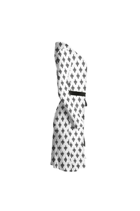 Arabesque Wrap Dress