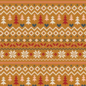 Art Gallery Fabrics Cozy and Magical CMA-25133 Warm and Cozy Caramel