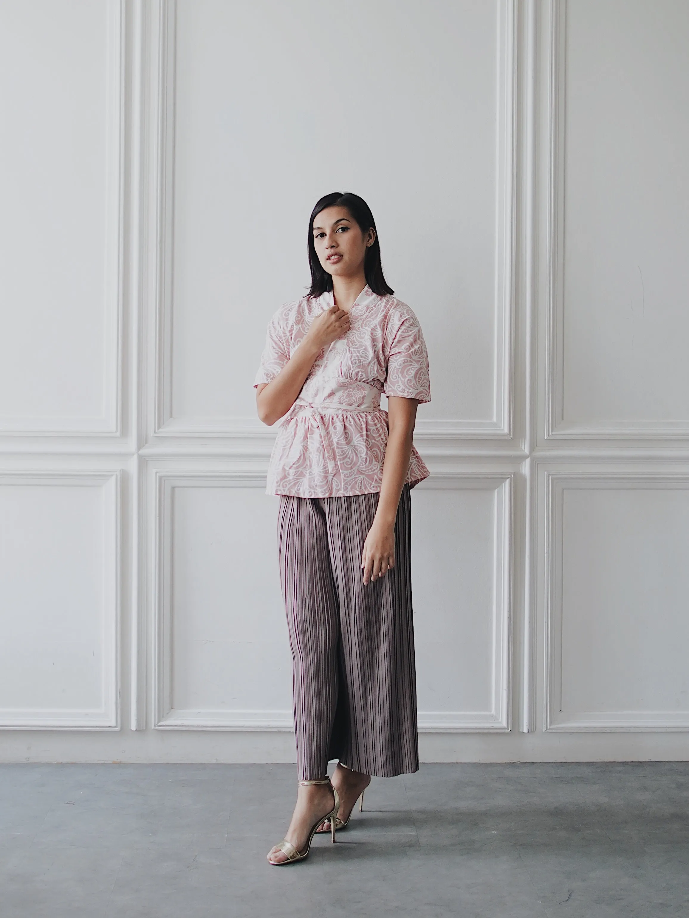 Basic Pleated Culottes Maxi