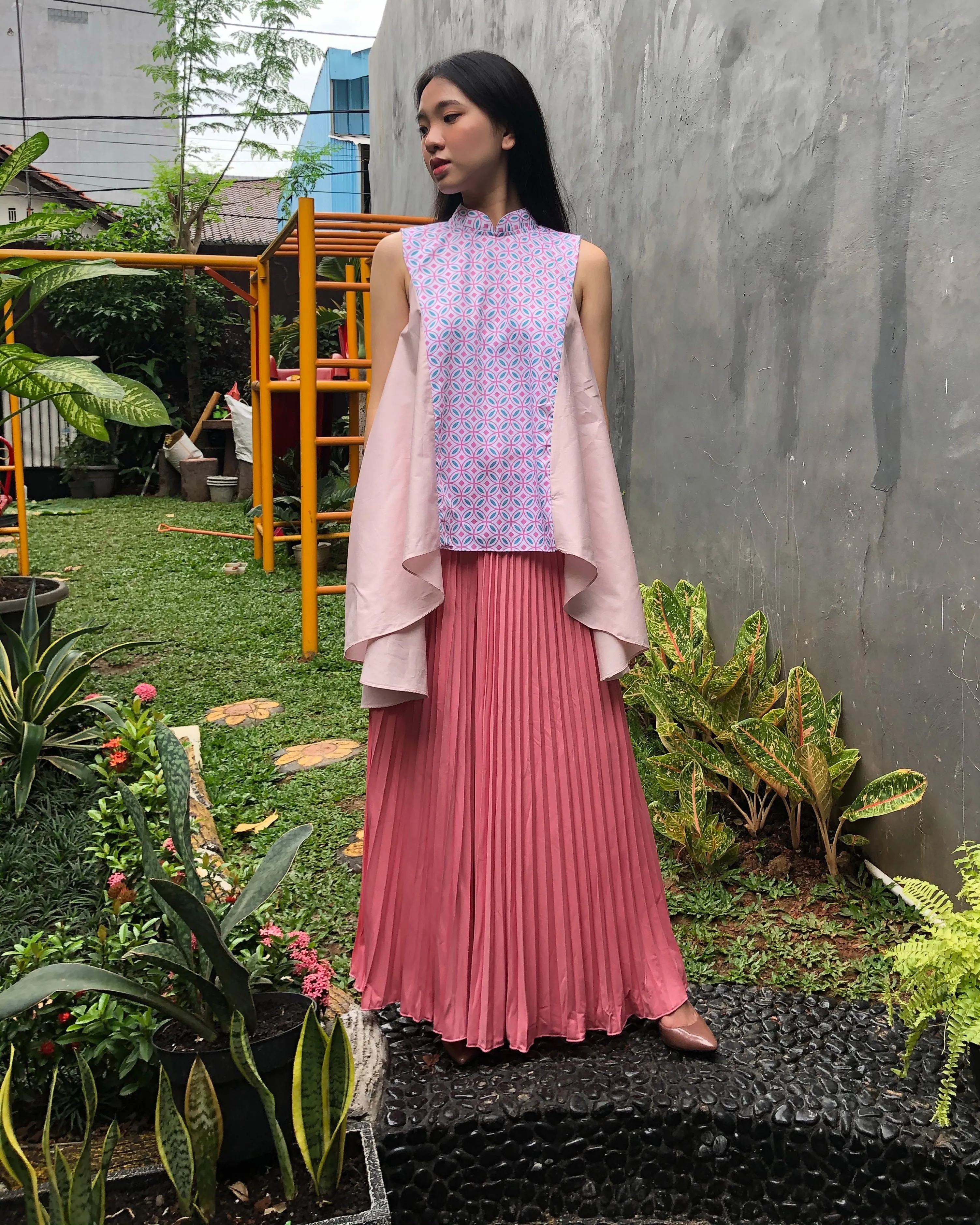 Basic Pleated Culottes Maxi