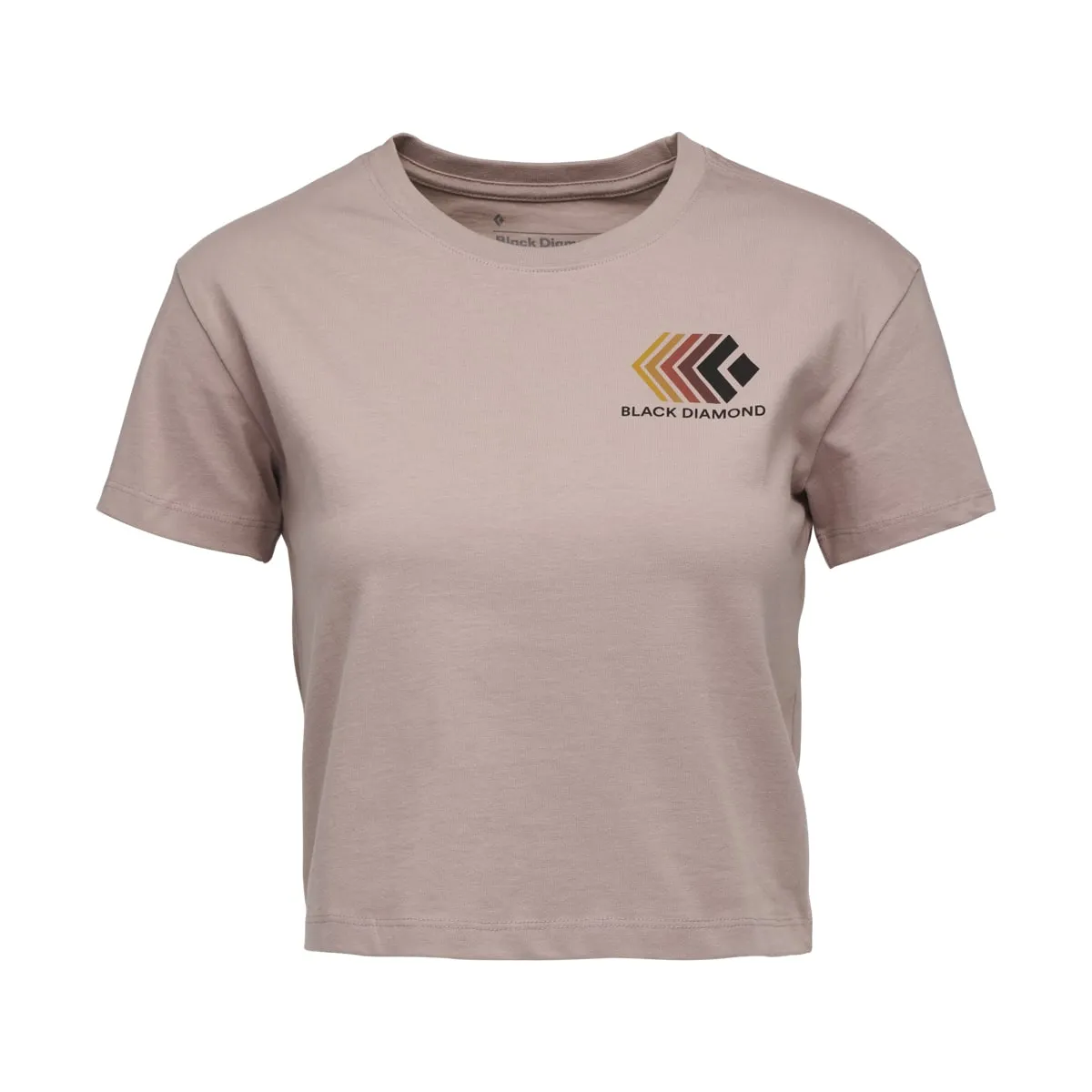 Black Diamond Women&#x27;s Faded Crop Shortsleeve Tee Pale Mauve | Buy Black Diamond Women&#x27;s Faded Crop Shortsleeve Tee Pale Mauve here | Outnorth