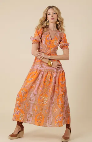 Blair Linen Maxi Dress