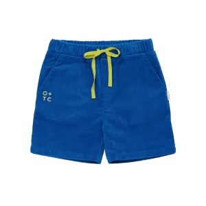 Blue Cord Shorts