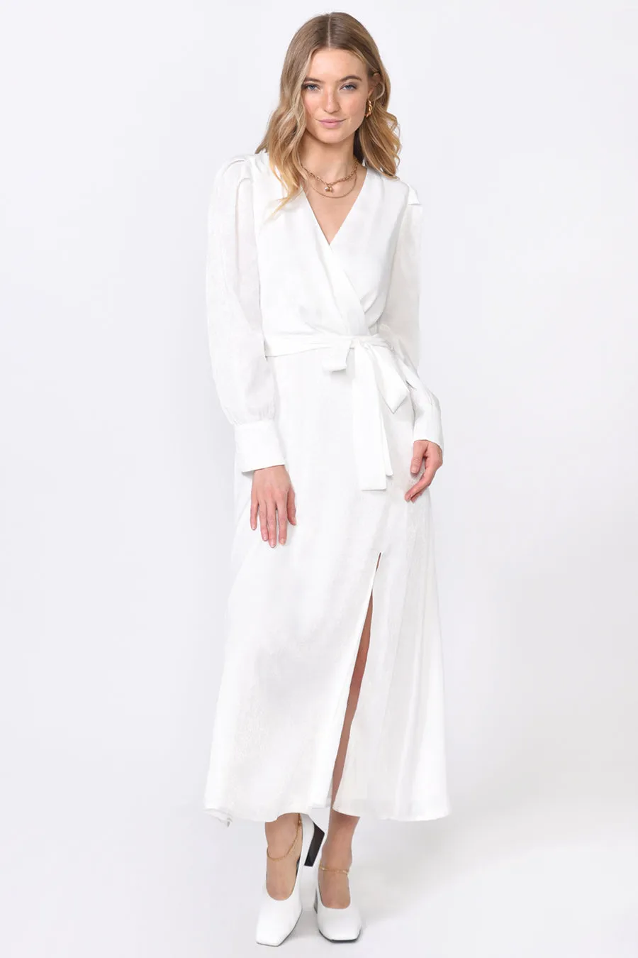 Brandy Sateen Maxi Dress