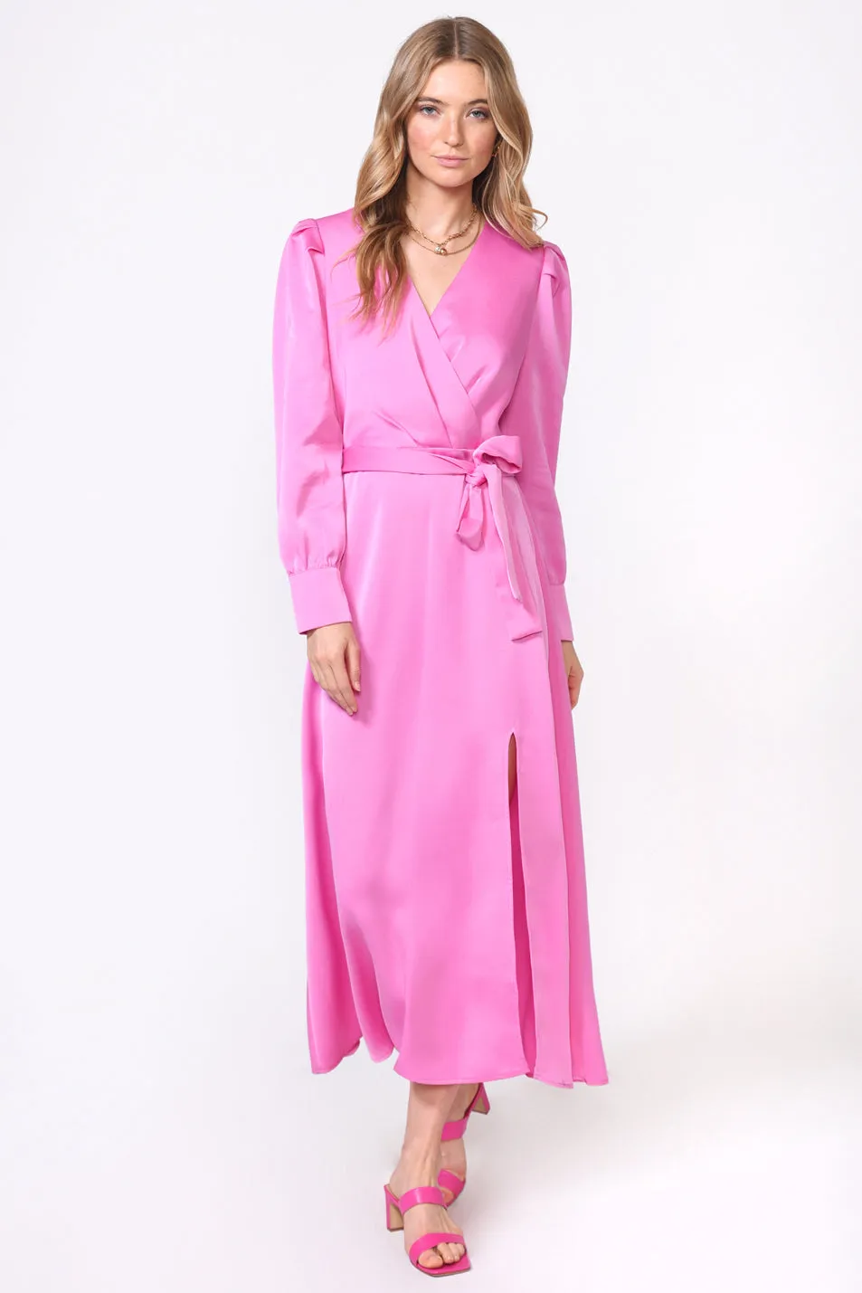 Brandy Sateen Maxi Dress