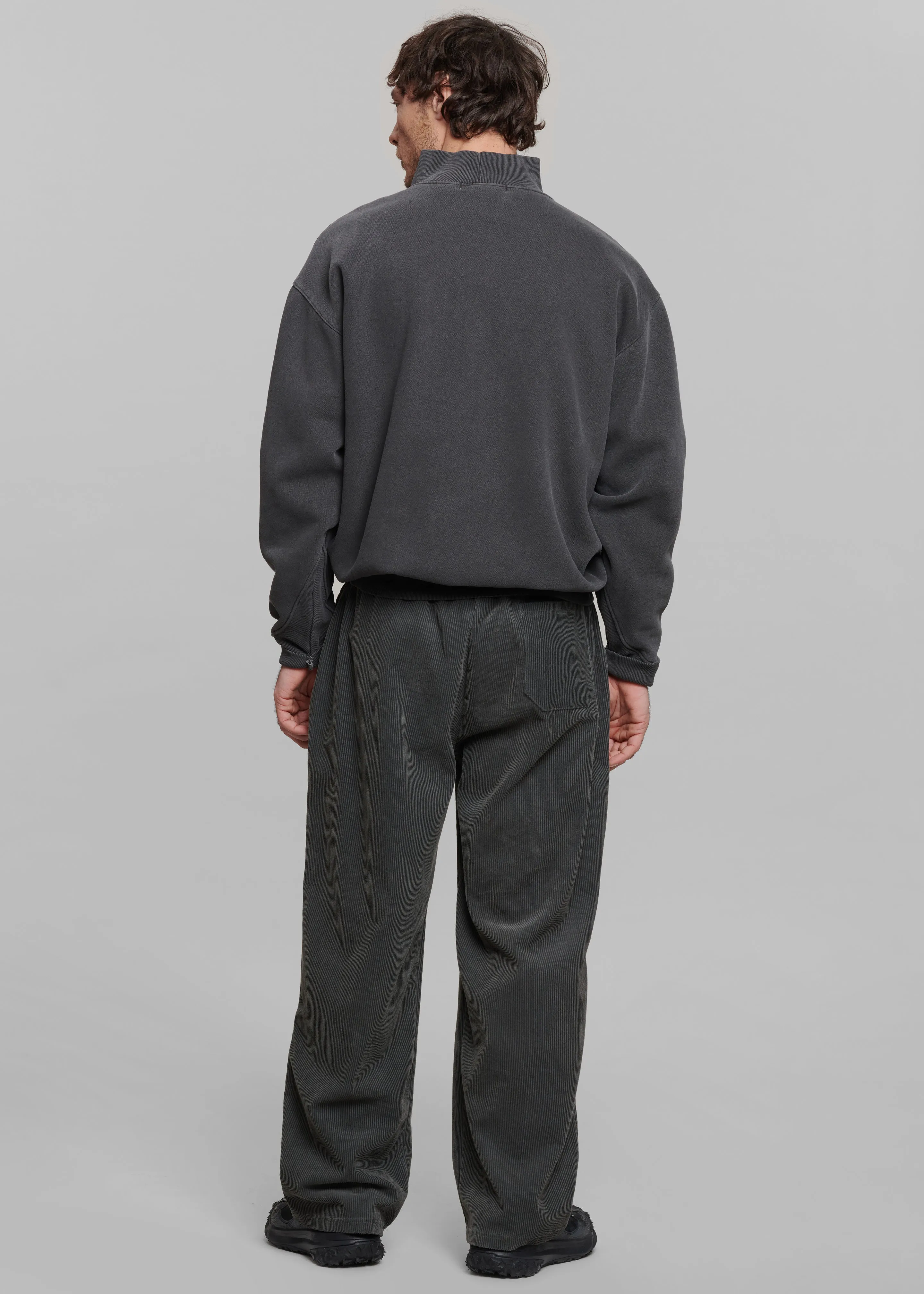 Brixton Corduroy Joggers - Charcoal