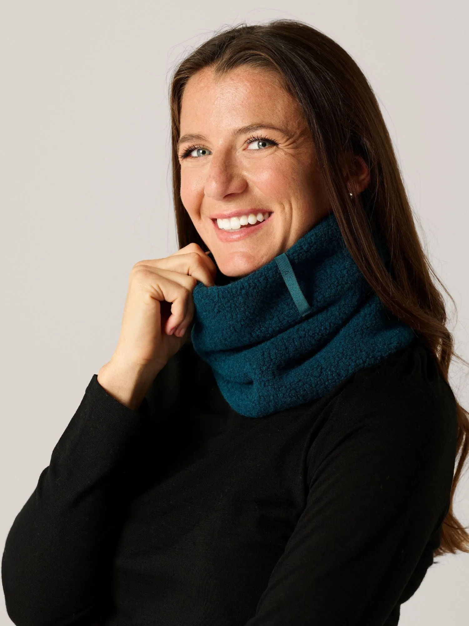 Camilla Wool Neckwarmer Teal