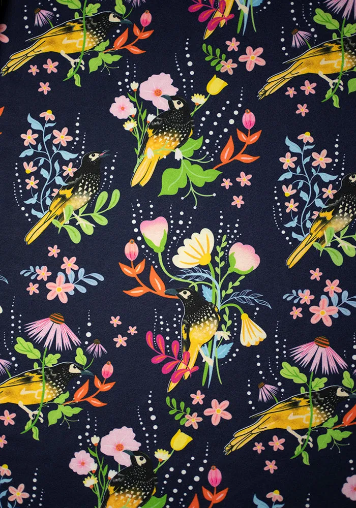 Casey Honeyeater Birds Print Dress