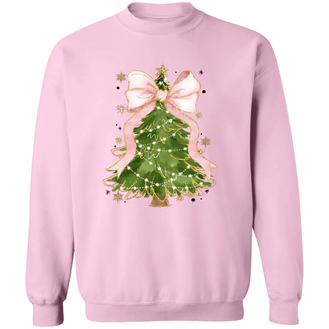 Christmas Tree Bow Sweatshirt