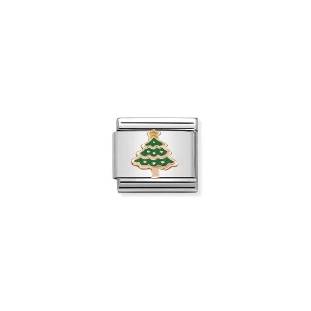 Composable Christmas Tree Link - Rose Gold - 430203/05