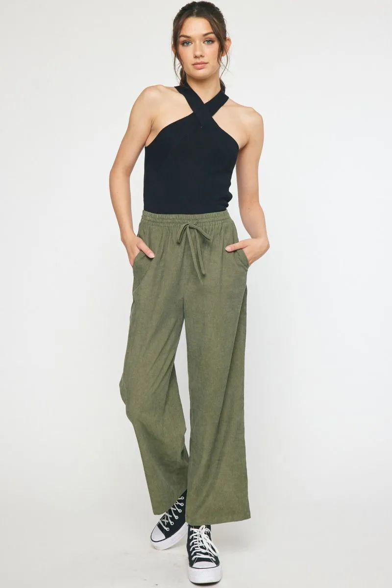 Cord Of Change Pants - Olive