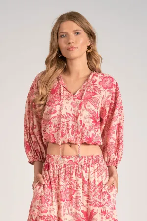 Cropped Floral Top