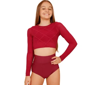 Cross Roads Mesh Crop
