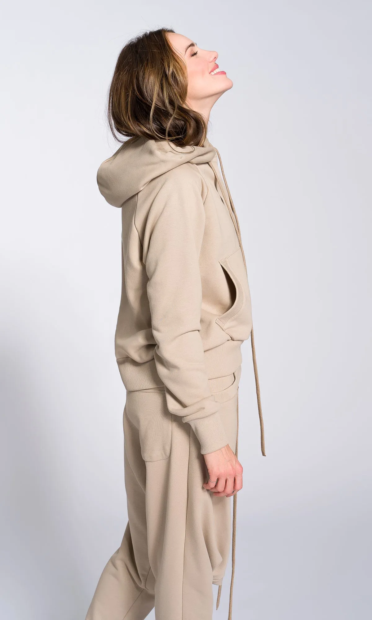 Deep Drop Crotch Cotton Pants