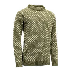 Devold Men&#x27;s Nordsjø Sweater Crew Neck  Olive | Buy Devold Men&#x27;s Nordsjø Sweater Crew Neck  Olive here | Outnorth