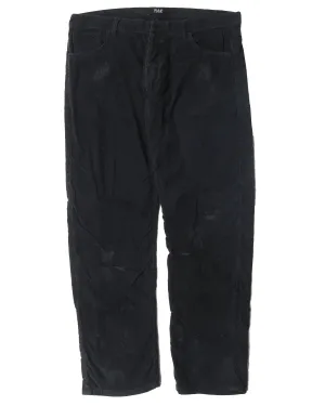 Distressed/Wrinkled Corduroy Pants