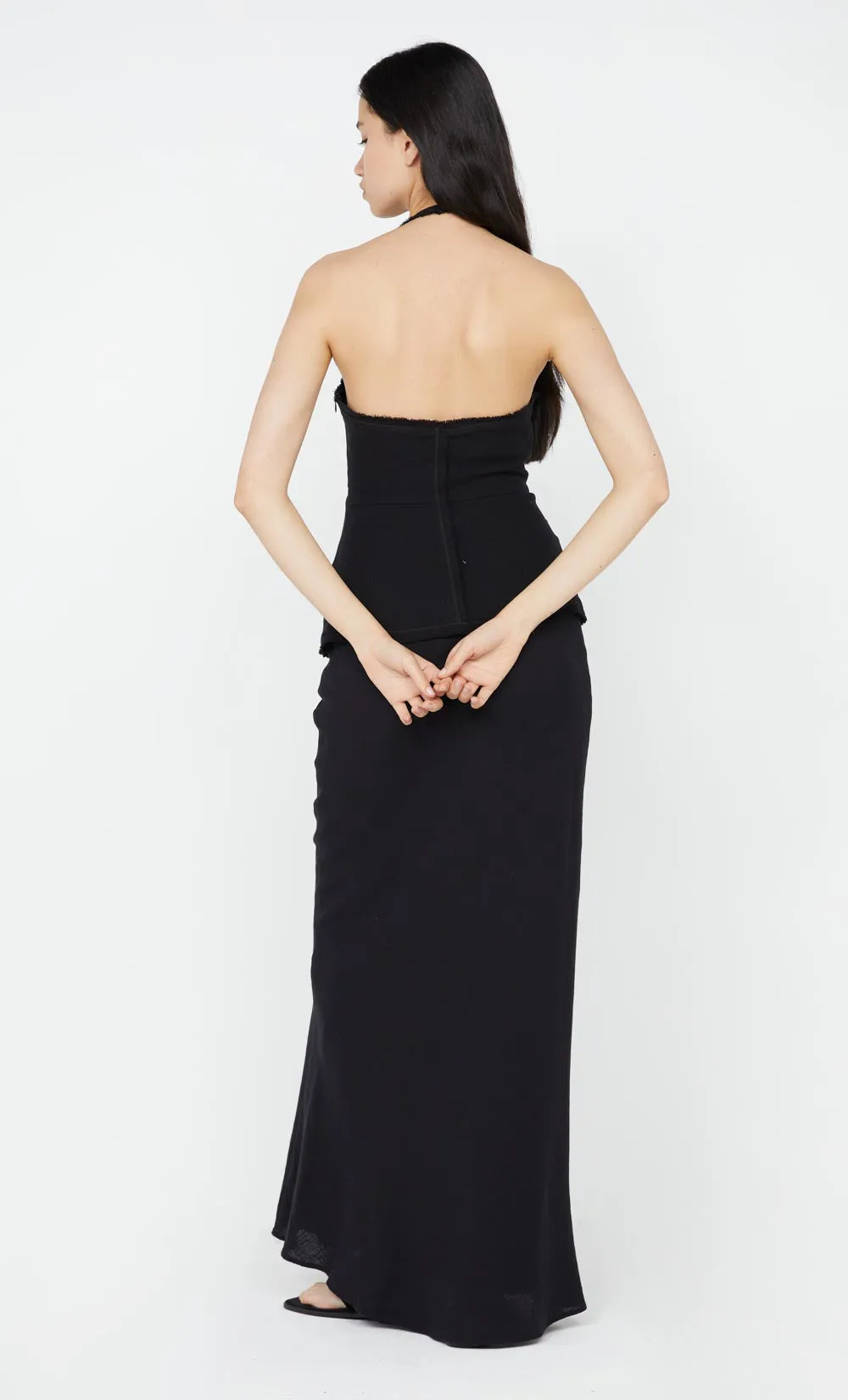 EVERLY MAXI SKIRT - BLACK