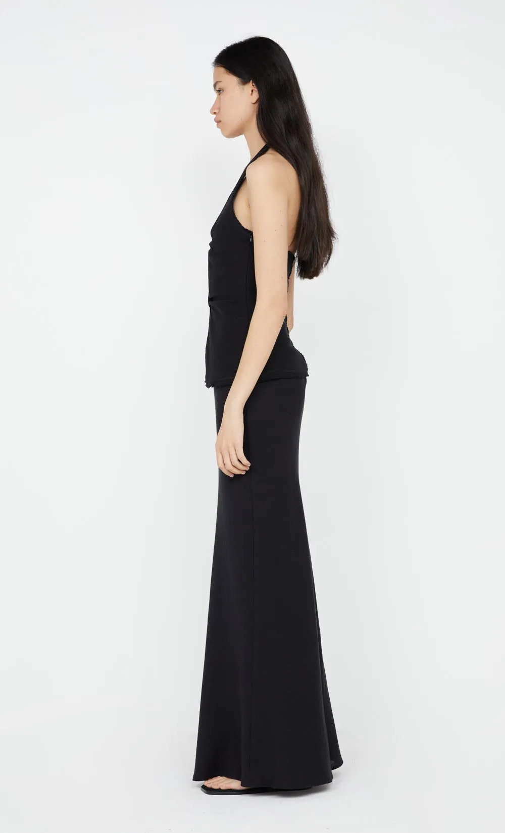 EVERLY MAXI SKIRT - BLACK