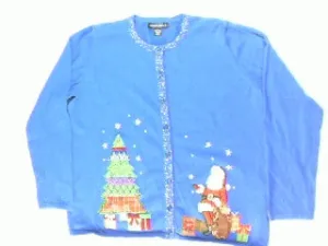 Finding Something Extra Under the Tree-Medium Christmas Sweater