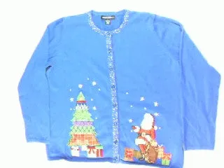 Finding Something Extra Under the Tree-Medium Christmas Sweater