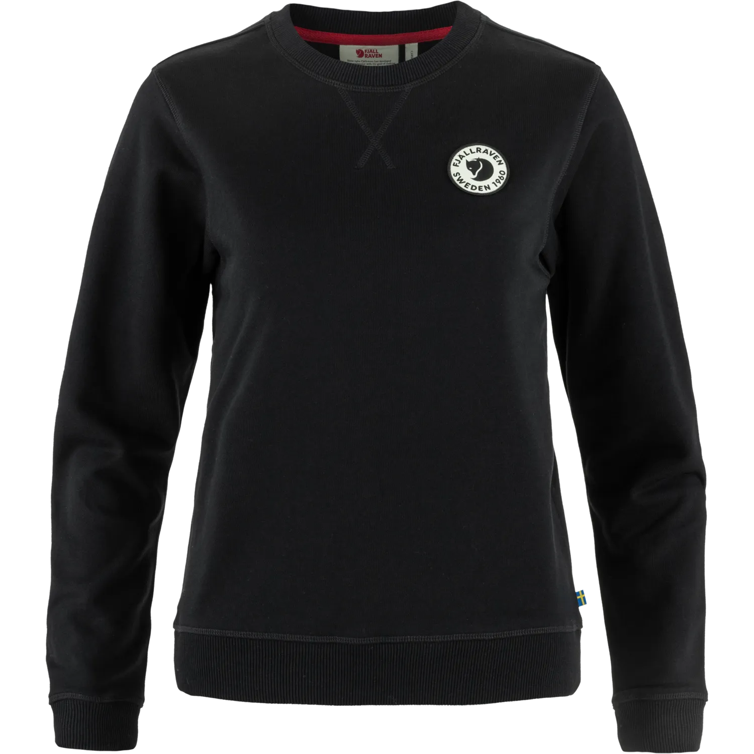 Fjällräven Women&#x27;s 1960 Logo Badge Sweater Black | Buy Fjällräven Women&#x27;s 1960 Logo Badge Sweater Black here | Outnorth