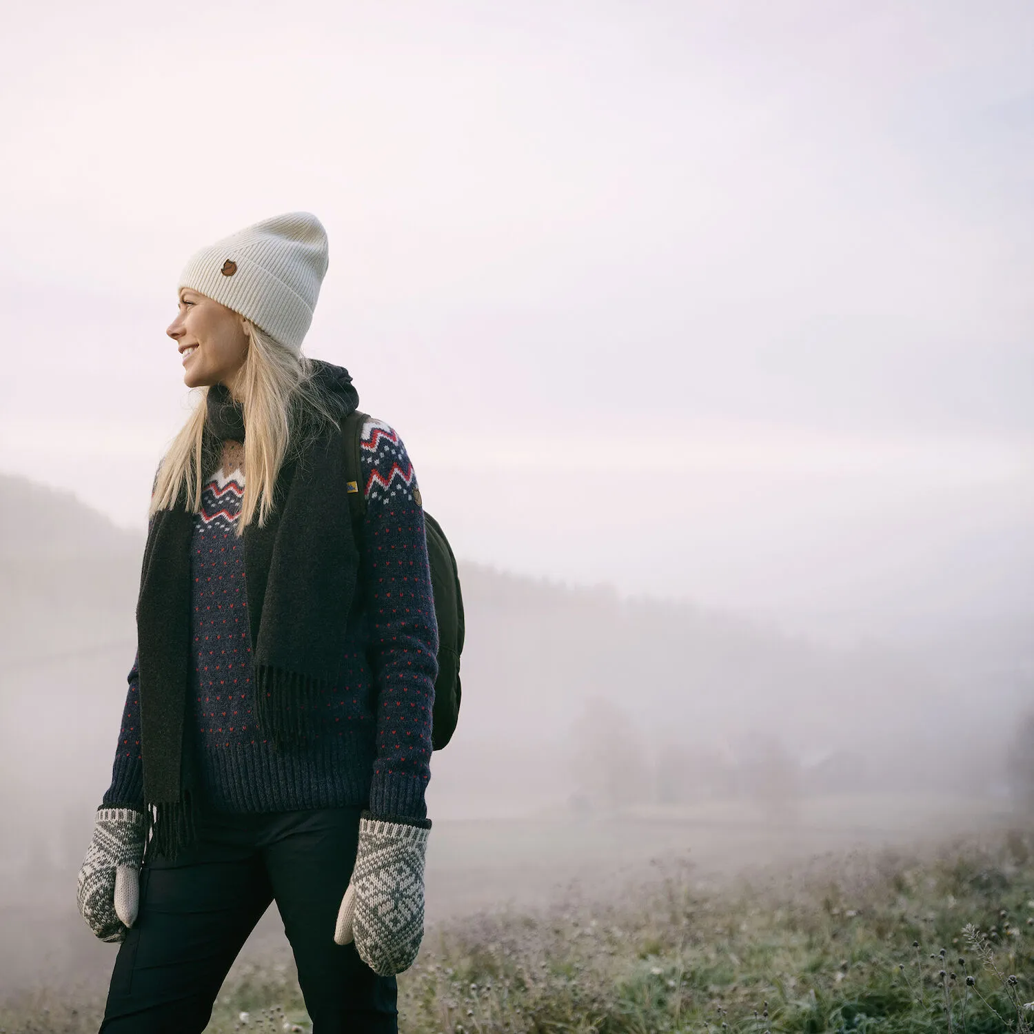 Fjällräven Women&#x27;s Övik Knit Sweater Navy | Buy Fjällräven Women&#x27;s Övik Knit Sweater Navy here | Outnorth