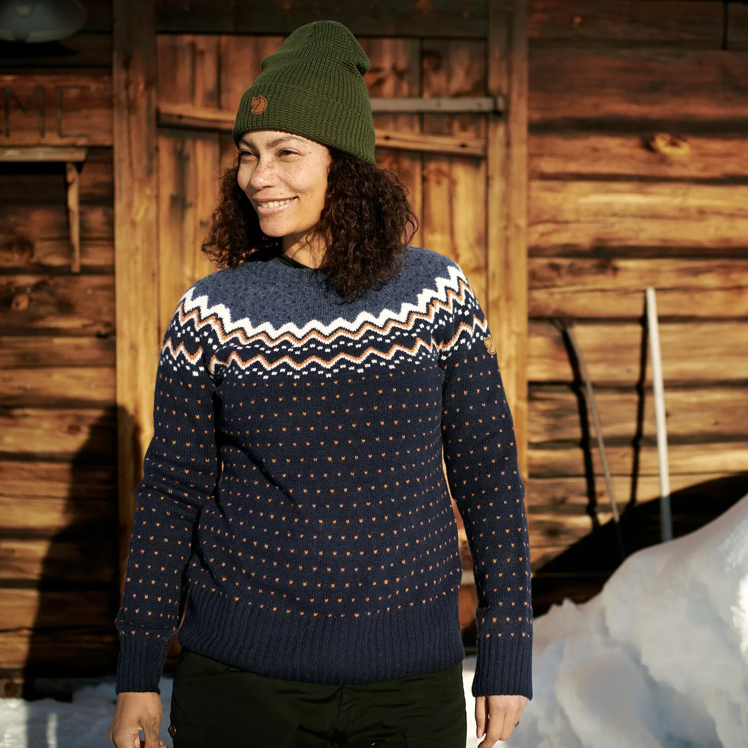Fjällräven Women&#x27;s Övik Knit Sweater Navy | Buy Fjällräven Women&#x27;s Övik Knit Sweater Navy here | Outnorth