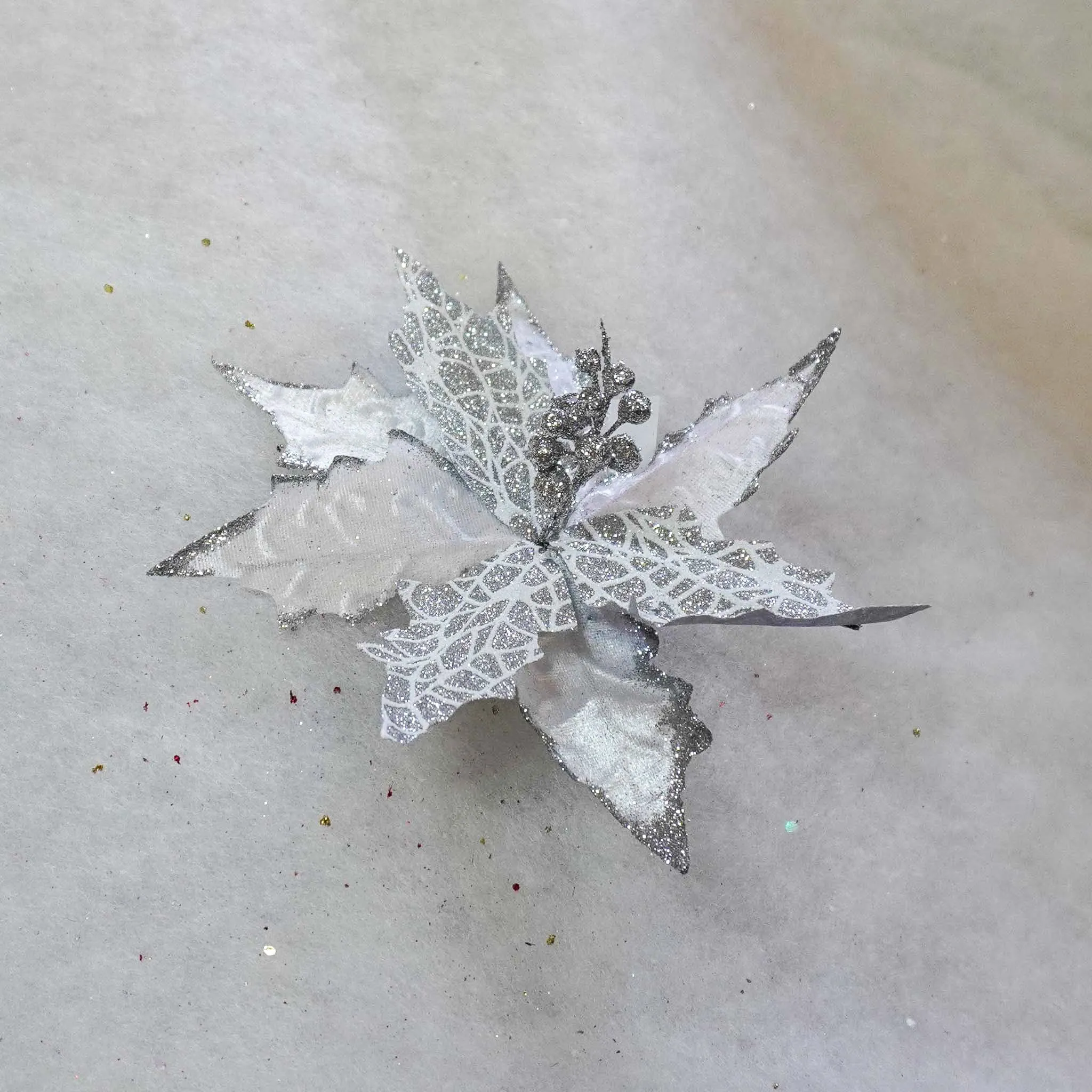 Flower Snowdrop Silver 19cm