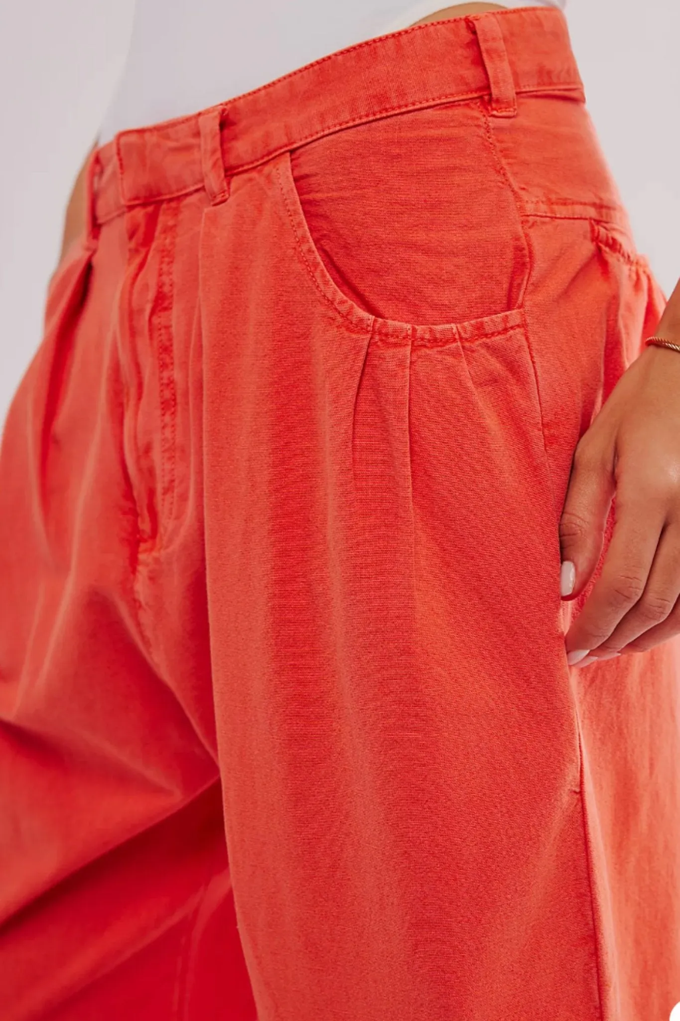 Free People: Sweet Talk Chino in Red Mango