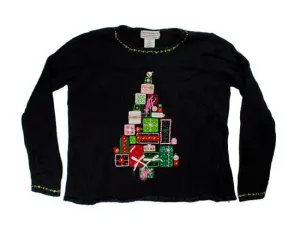 Gift Tree-Medium Christmas Sweater