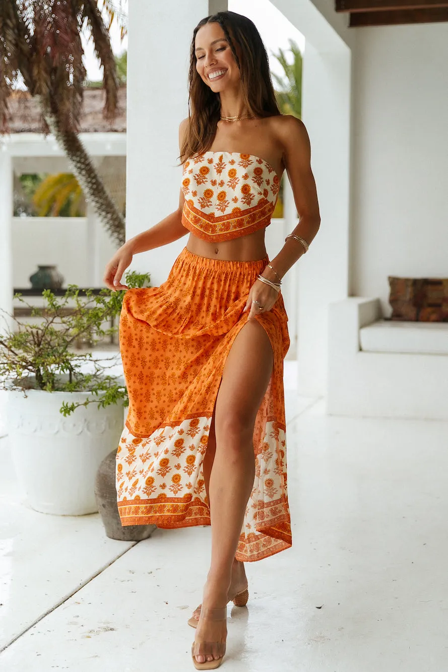 Guessing Games Maxi Skirt