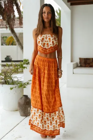 Guessing Games Maxi Skirt