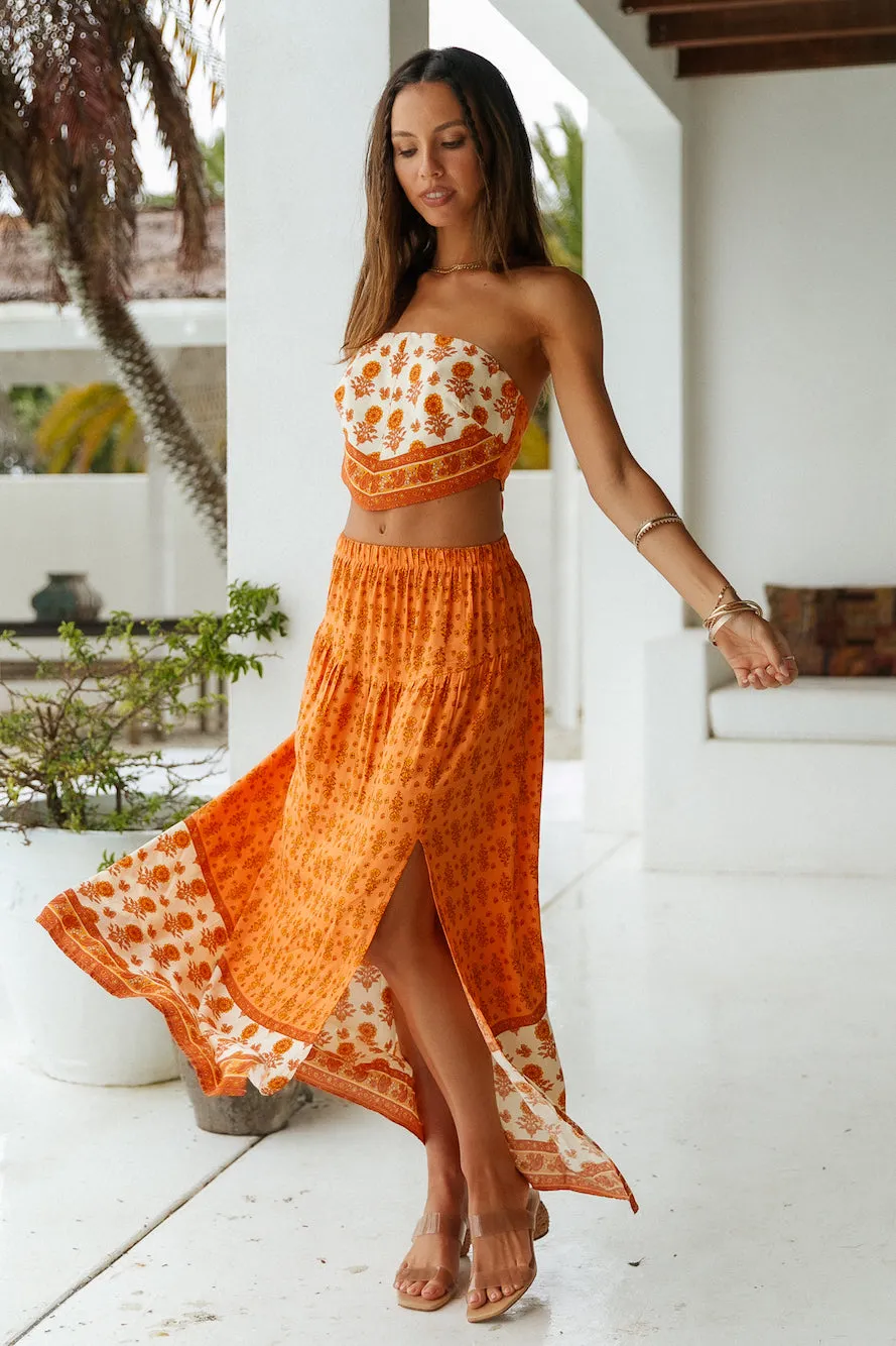 Guessing Games Maxi Skirt