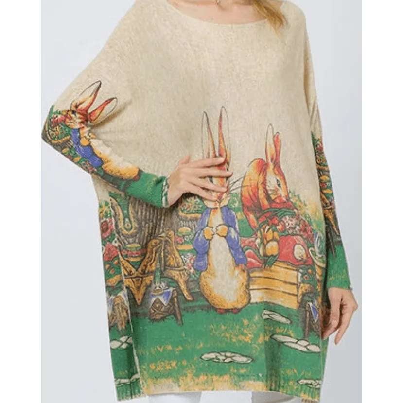 Hippity Hop Easter is Coming Sweater