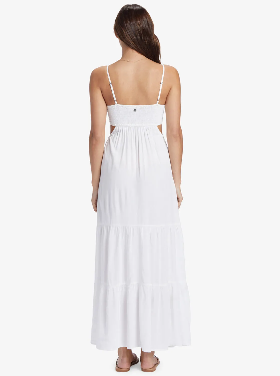 Hot Tropics Maxi Dress - Snow White