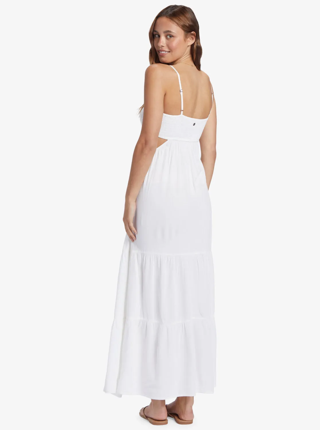 Hot Tropics Maxi Dress - Snow White