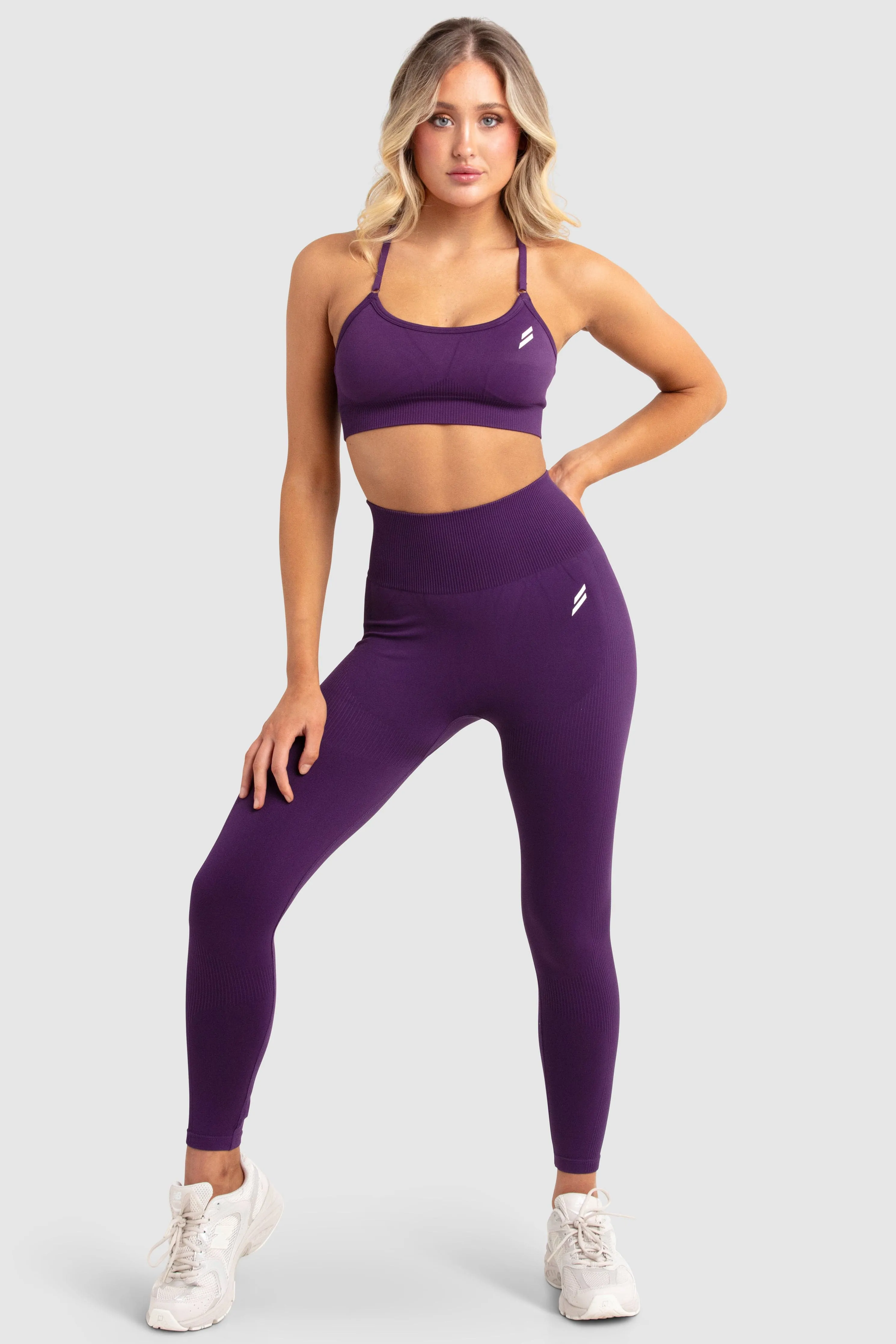 Impact Seamless Crop - Plum