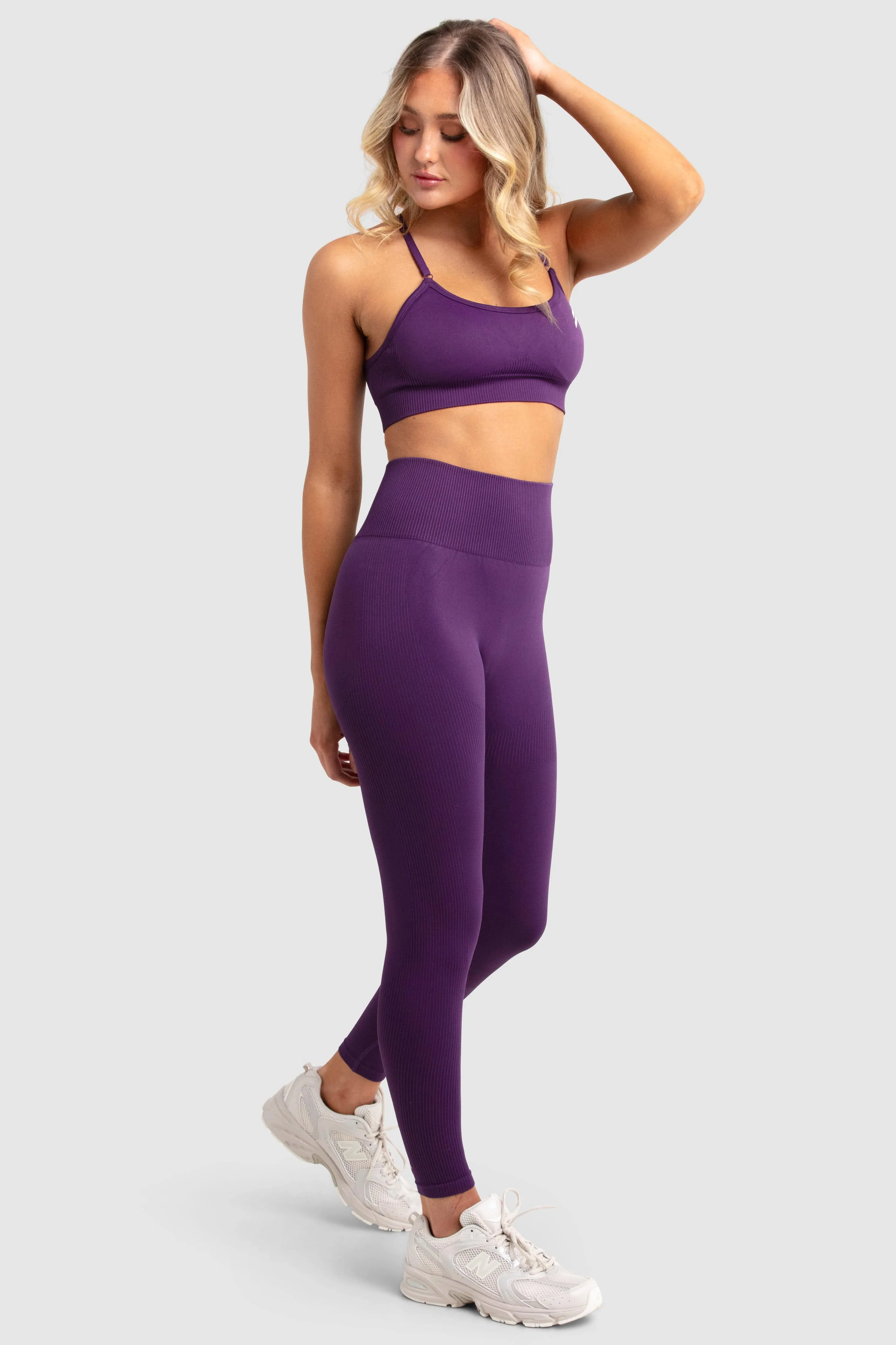 Impact Seamless Crop - Plum