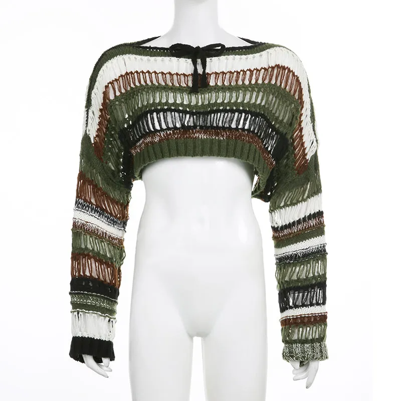 Iris Knitted Crop Sweater