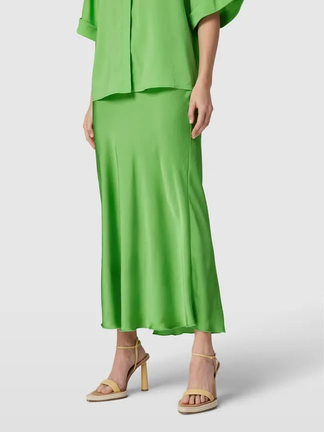 Jake*s Collection Structured Maxi Skirt, Green
