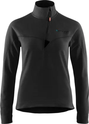 Klättermusen Women&#x27;s Sigyn Half Zip Sweater Raven | Buy Klättermusen Women&#x27;s Sigyn Half Zip Sweater Raven here | Outnorth