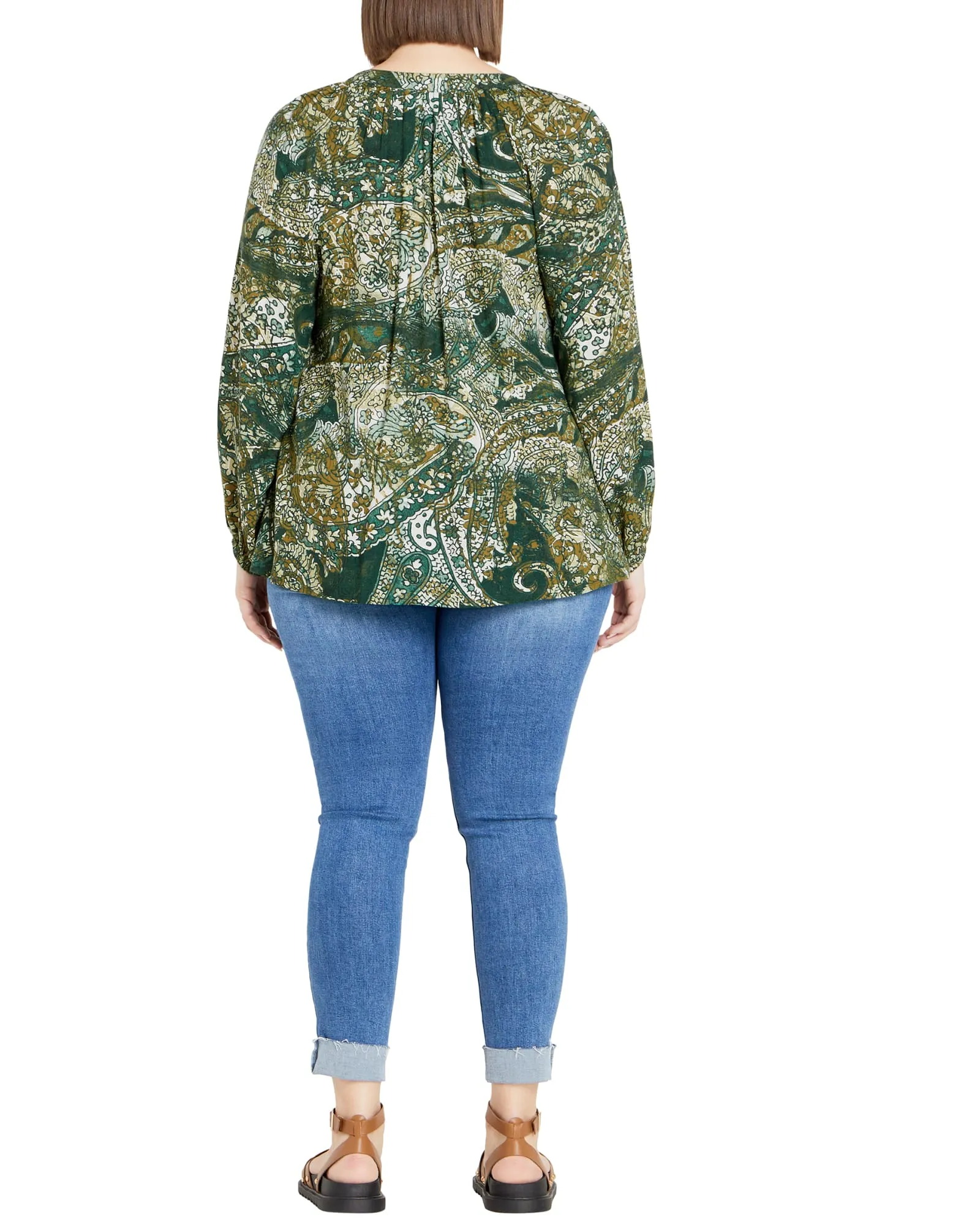 Lady Luxe Shirt | Paisley Charm