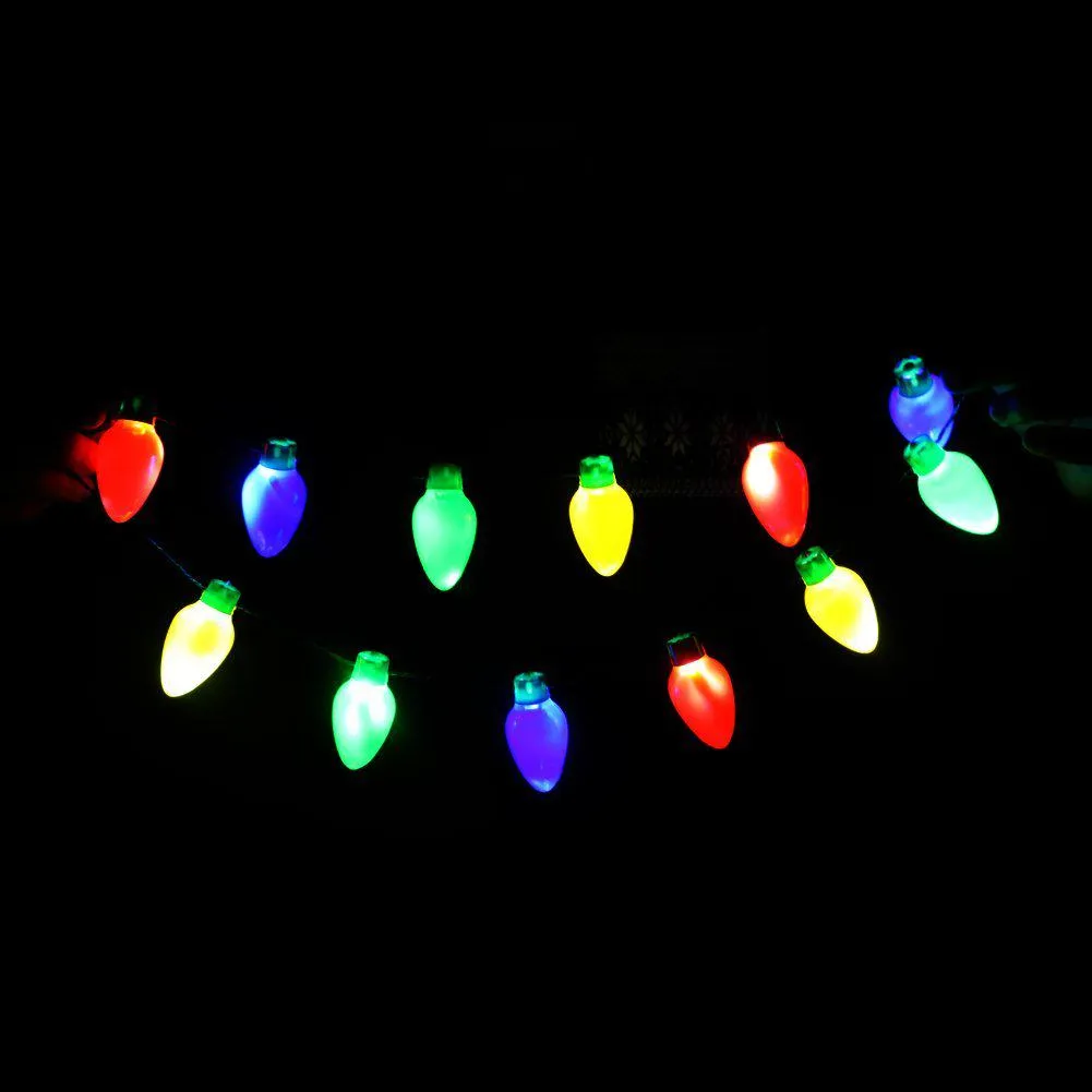 LED Christmas Lights Necklace Light Up Bulb For Wedding Party Celebration Favors Decoration