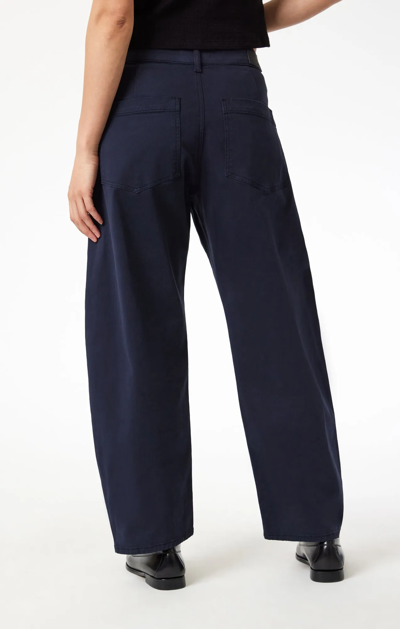LENORA BARREL CHINO IN MIDNIGHT CASUAL TWILL