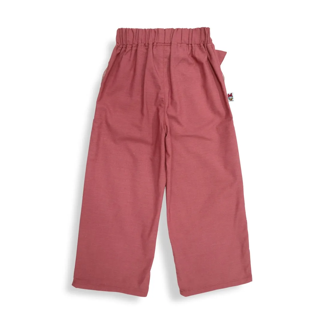 Long Pants / Celana Panjang Anak Perempuan / Daisy Duck Blue Culottes With Belt